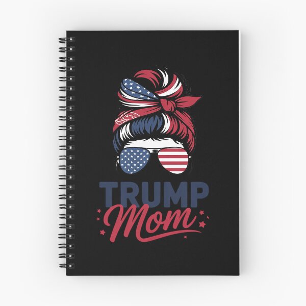 Item preview, Trump Mom Inauguration Day 2025 Messy Bun American Flag  designed and sold by RoyTill0Art.