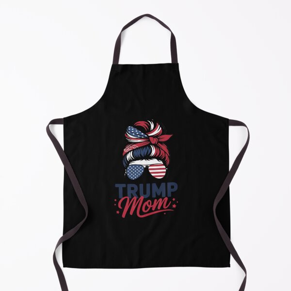 Item preview, Trump Mom Inauguration Day 2025 Messy Bun American Flag designed and sold by RoyTill0Art.