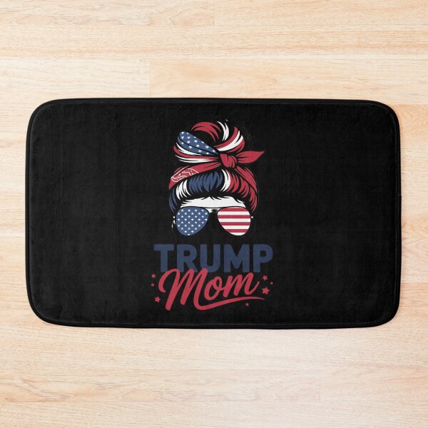 Item preview, Trump Mom Inauguration Day 2025 Messy Bun American Flag  designed and sold by RoyTill0Art.