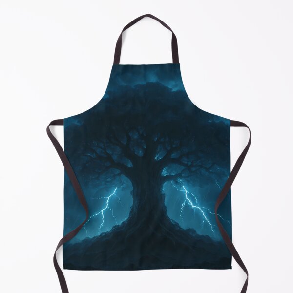 Item preview, Storm over Yggdrasil – The World Tree in a Furious Tempest designed and sold by NorseDrip.