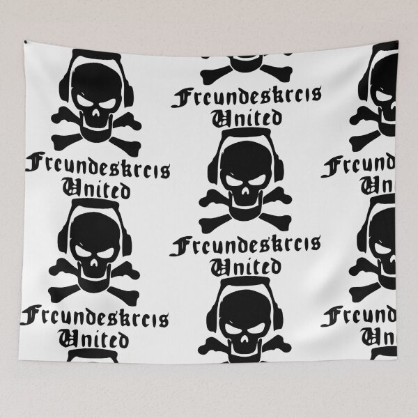 Item preview, Skull skull headphones bone circle of friends united logo gift idea designed and sold by Mark Sukra.