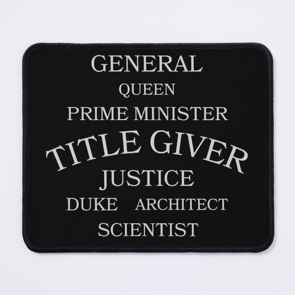 Item preview, ROK - Title Giver designed and sold by UNSC4THED.
