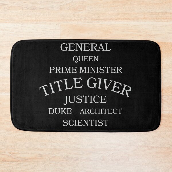 Item preview, ROK - Title Giver designed and sold by UNSC4THED.