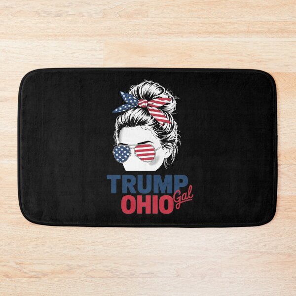 Item preview, Trump Ohio Gal Messy Bun Election American Flag  designed and sold by RoyTill0Art.