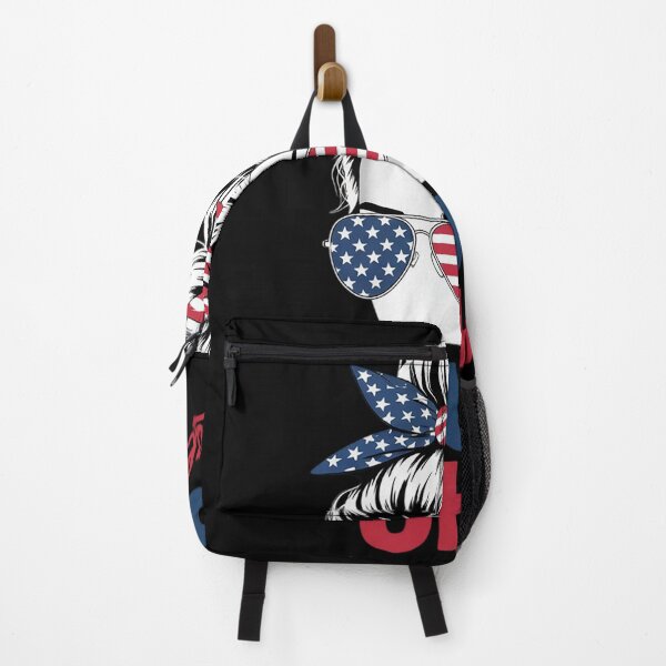 Item preview, Trump Ohio Gal Messy Bun Election American Flag designed and sold by RoyTill0Art.