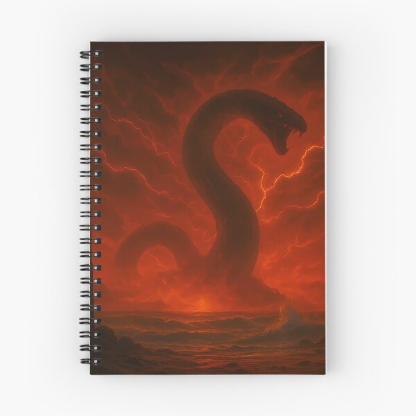 Item preview, Ragnarok’s Shore – Jörmungandr Rising from the Apocalyptic Sea designed and sold by NorseDrip.