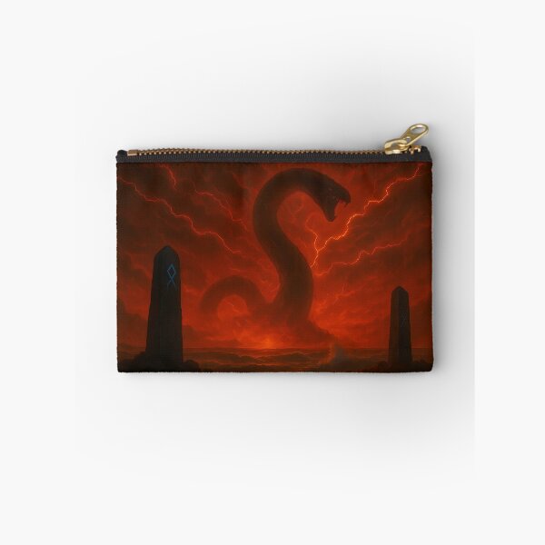 Item preview, Ragnarok’s Shore – Jörmungandr Rising from the Apocalyptic Sea designed and sold by NorseDrip.