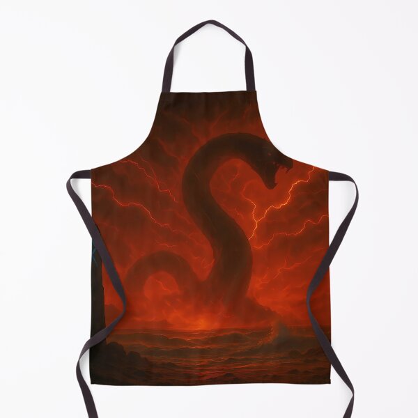 Item preview, Ragnarok’s Shore – Jörmungandr Rising from the Apocalyptic Sea designed and sold by NorseDrip.