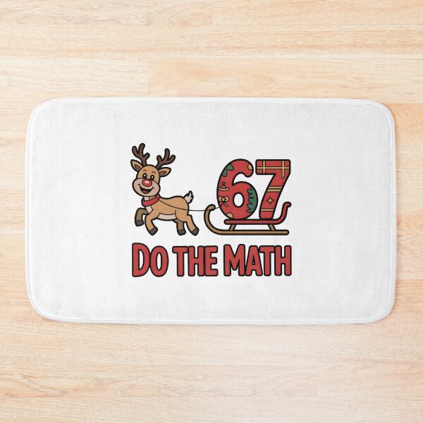 Item preview, Do the Math 67 - Funny Meme Christmas designed and sold by GRABAPSHOP.