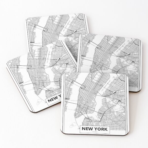 Item preview, NYC Line Map designed and sold by Saint Arts Studio.