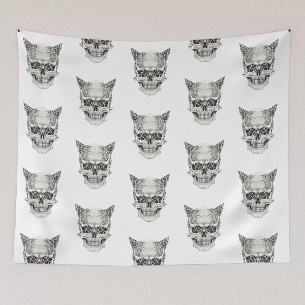 Item preview, Demon skull surreal art. designed and sold by Jiwsurreal.