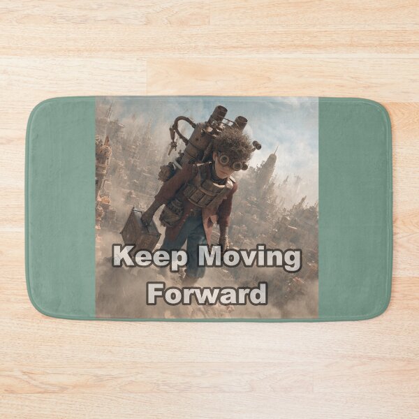 Item preview, Keep Moving Forward – Steampunk City Journey Artwork designed and sold by casualnature.