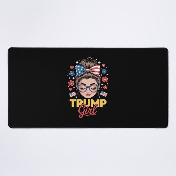 Item preview, Yes I'm A Trump Girl, I'm Still A Trump Girl Messy Bun designed and sold by RuthGAArt.
