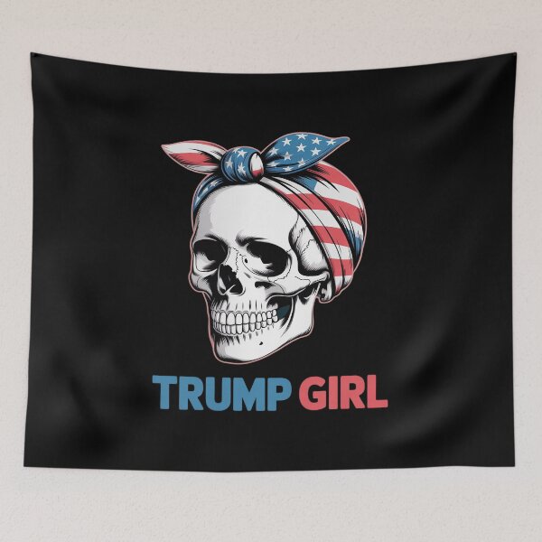 Item preview, Yes I'm A Trump Girl, I'm Still A Trump Girl Messy Bun1  designed and sold by RuthGAArt.