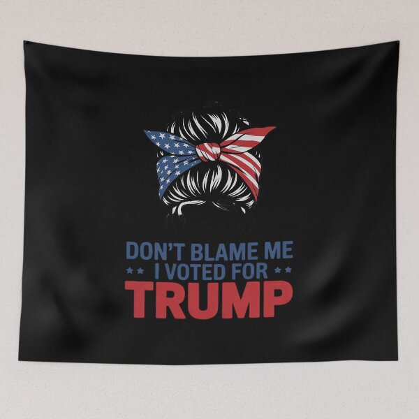 Item preview, Yes I'm A Trump Girl, I'm Still A Trump Girl Messy Bun4  designed and sold by RuthGAArt.