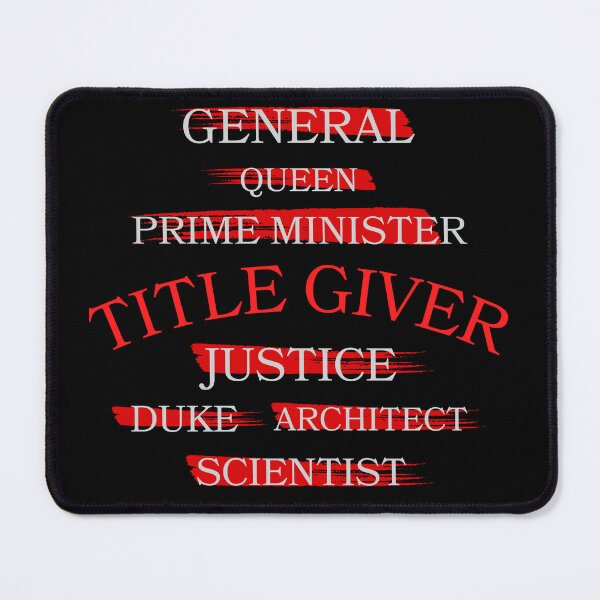 Item preview, Title Giver - ROK (RED) designed and sold by UNSC4THED.