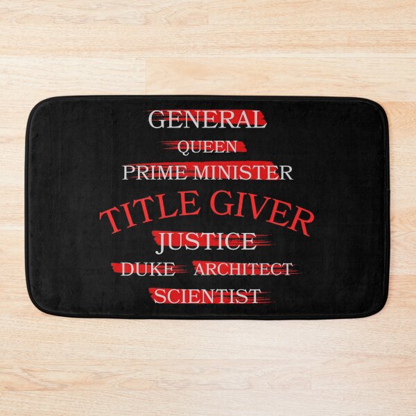 Item preview, Title Giver - ROK (RED) designed and sold by UNSC4THED.