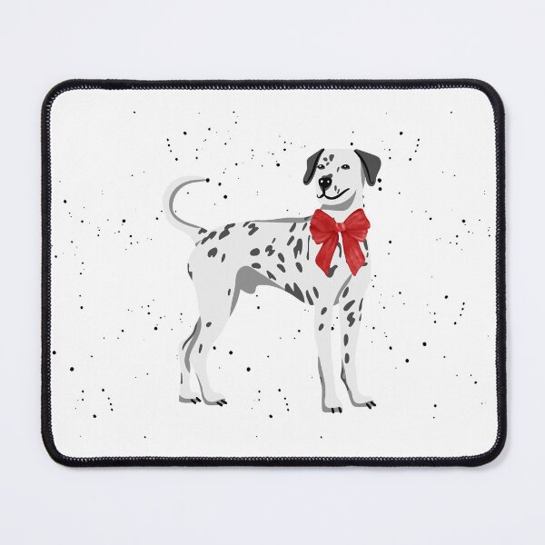 Item preview, Dalmatian with a Red Bow – Cute Illustration designed and sold by iamKRUK.