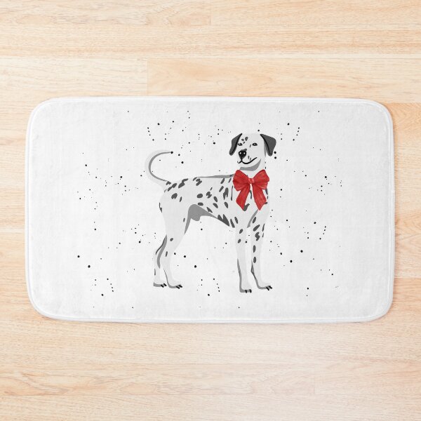 Item preview, Dalmatian with a Red Bow – Cute Illustration designed and sold by iamKRUK.