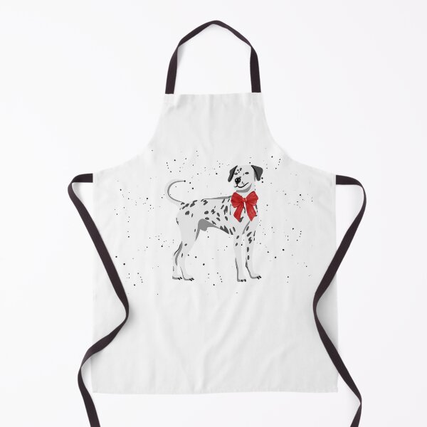 Item preview, Dalmatian with a Red Bow – Cute Illustration designed and sold by iamKRUK.