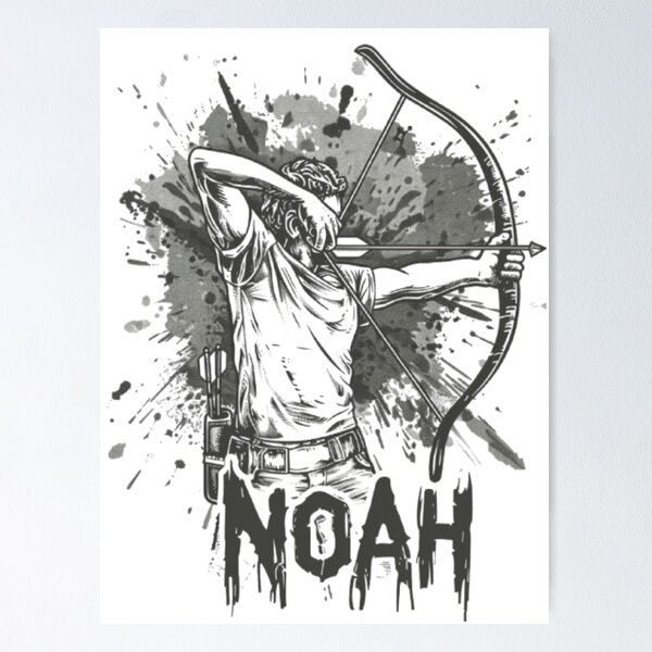 Item preview, Noah – Sagittarius Zodiac Sign designed and sold by AlexLineArt.