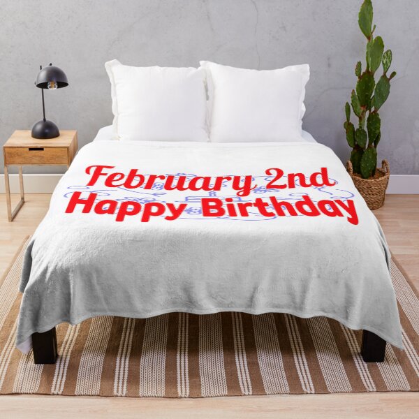 Item preview, February 2nd, Gift birthday designed and sold by Sujinthaiart.