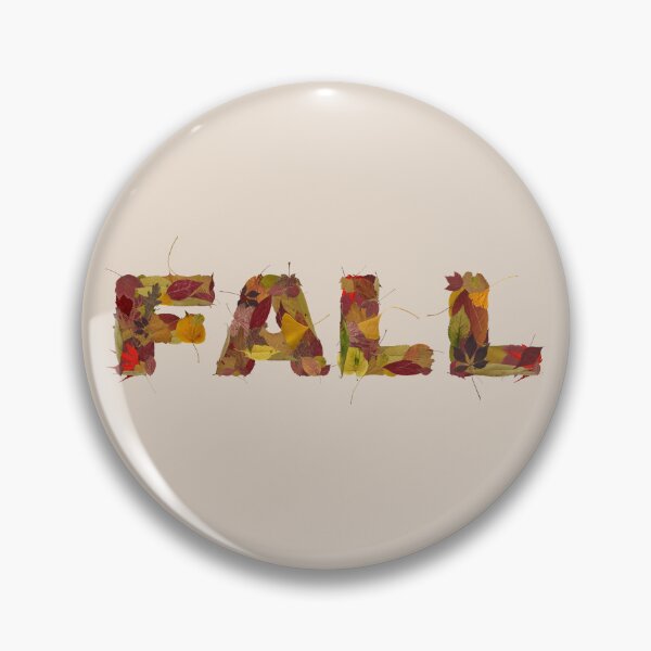 Item preview, Fall Word Typography In Autumn Leaves (horizontal) designed and sold by TheSassyNoble.