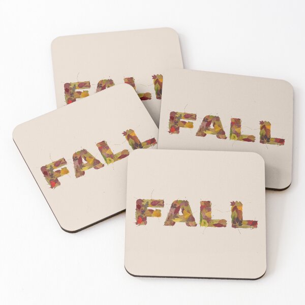 Item preview, Fall Word Typography In Autumn Leaves (horizontal) designed and sold by TheSassyNoble.