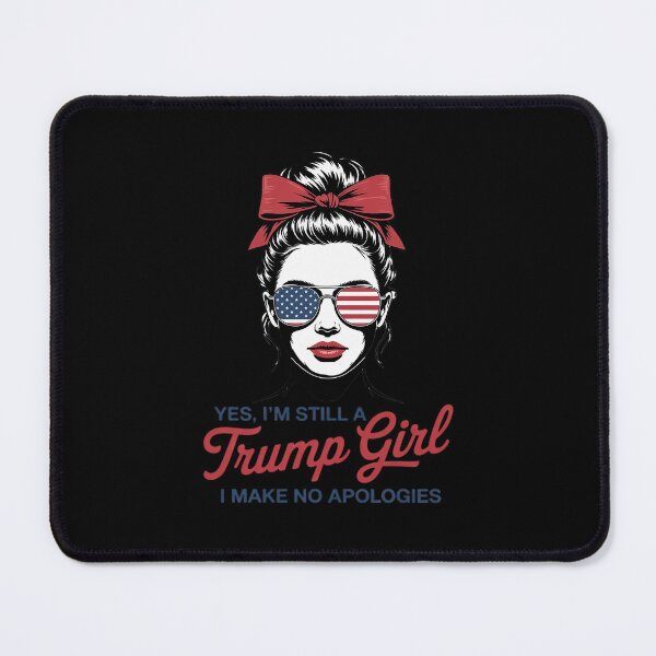 Item preview, Yes I'm Still A Trump Girl I Make No Apologies Messy Bun designed and sold by RuthGAArt.