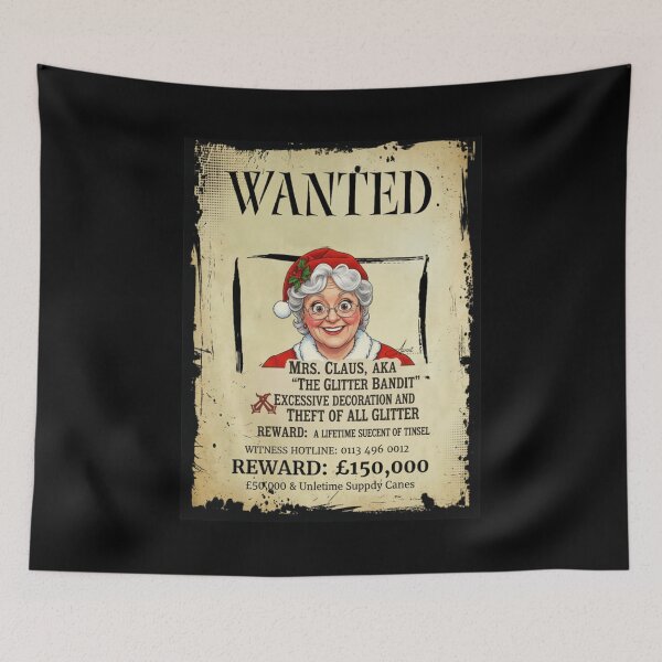 Item preview, WANTED: Mrs Claus designed and sold by AlphaPrint2410.
