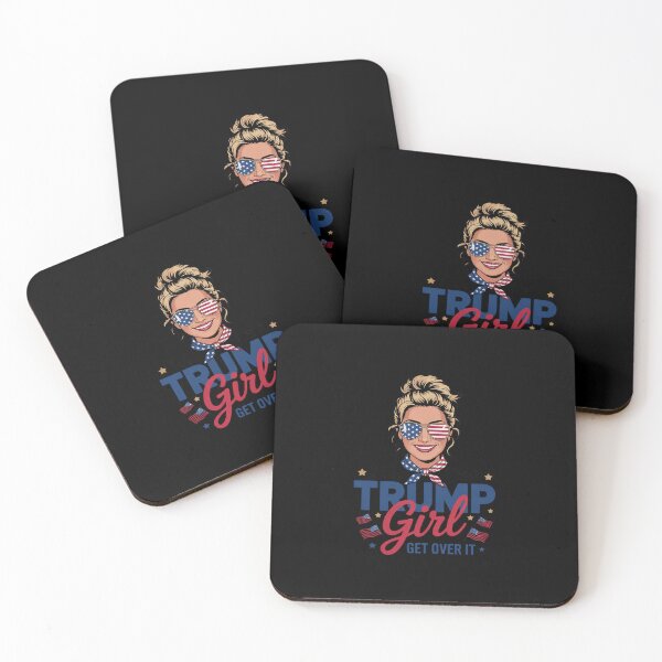 Item preview, Yes Im Trump Girl Get Over It Support Trump Girl Messy Bun  designed and sold by RuthGAArt.