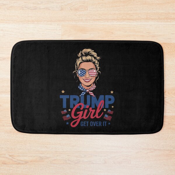 Item preview, Yes Im Trump Girl Get Over It Support Trump Girl Messy Bun  designed and sold by RuthGAArt.