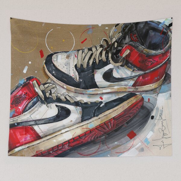 Item preview, Jordan 1 1984 black toe sneaker designed and sold by GalleryKauffeld.