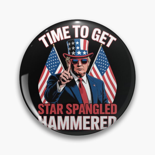 Item preview, 4th Of July Star Spangled Hammered Patriotic Men Women  designed and sold by RuthGAArt.