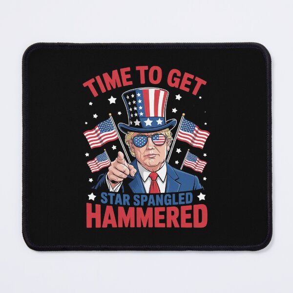 Item preview, 4th Of July Time To Get Star Spangled Hammered Men Women  designed and sold by RuthGAArt.
