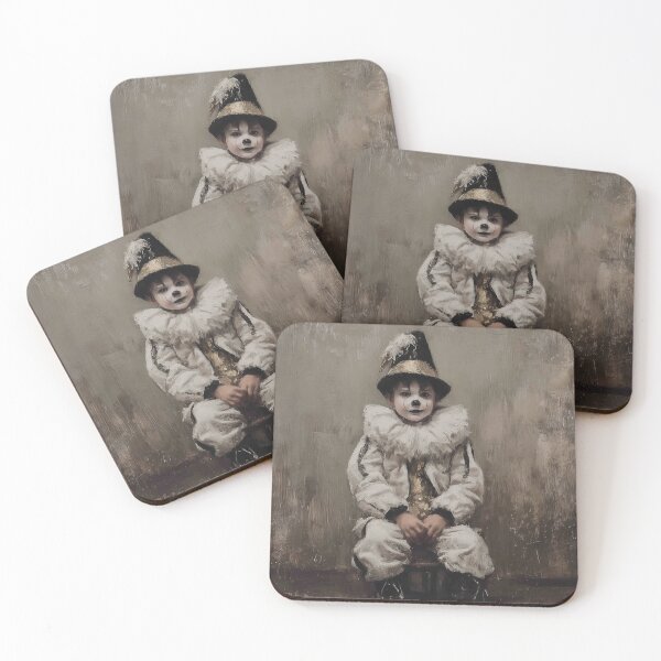 Item preview, Young Clown in Vintage Costume designed and sold by lautir.