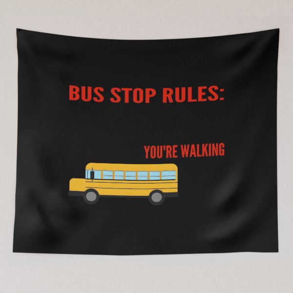 Item preview, School Bus Driver Bus Stop Rules designed and sold by mpckkkta78.