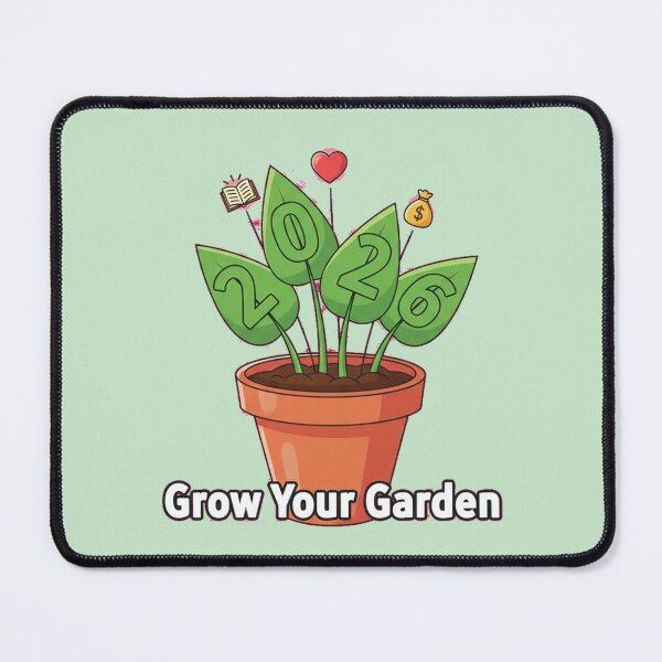 Item preview, Grow Your 2026 Garden: New Year Goals & Growth Plant designed and sold by Bratak.