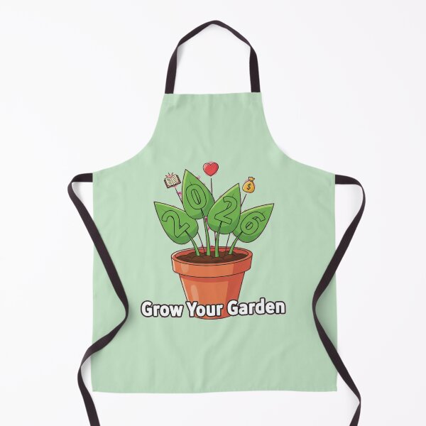 Aperçu de l'œuvre Grow Your 2026 Garden: New Year Goals & Growth Plant créée et vendue par Bratak.