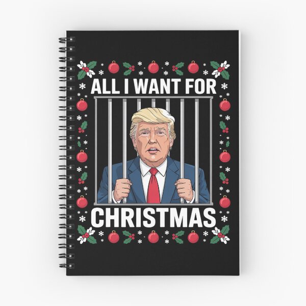Item preview, All I Want for Christmas is Trump in Prison  designed and sold by RuthGAArt.