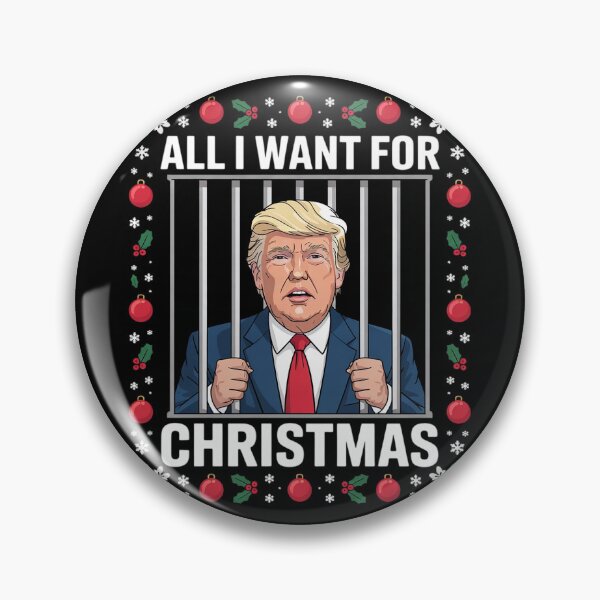 Item preview, All I Want for Christmas is Trump in Prison  designed and sold by RuthGAArt.