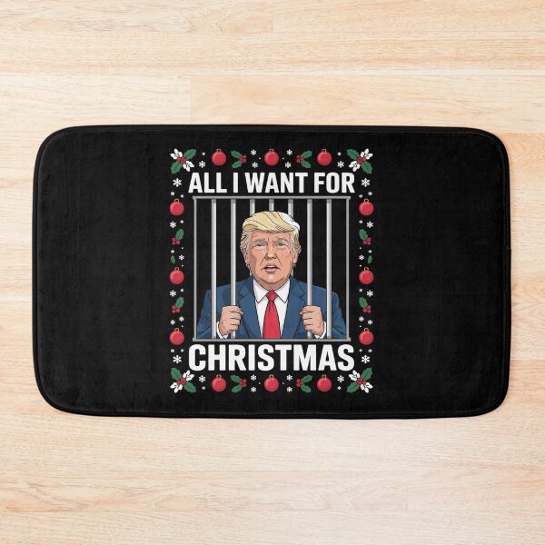 Item preview, All I Want for Christmas is Trump in Prison  designed and sold by RuthGAArt.