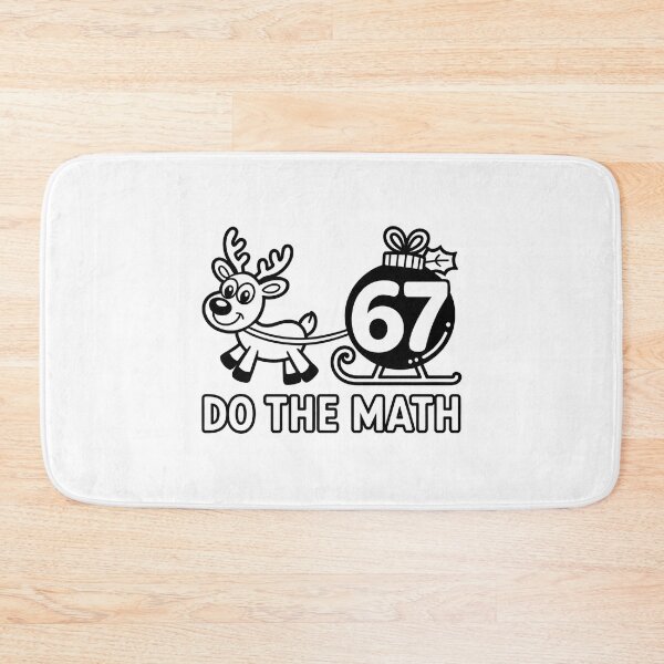 Item preview, Do the Math 67 - Funny Meme Christmas designed and sold by GRABAPSHOP.