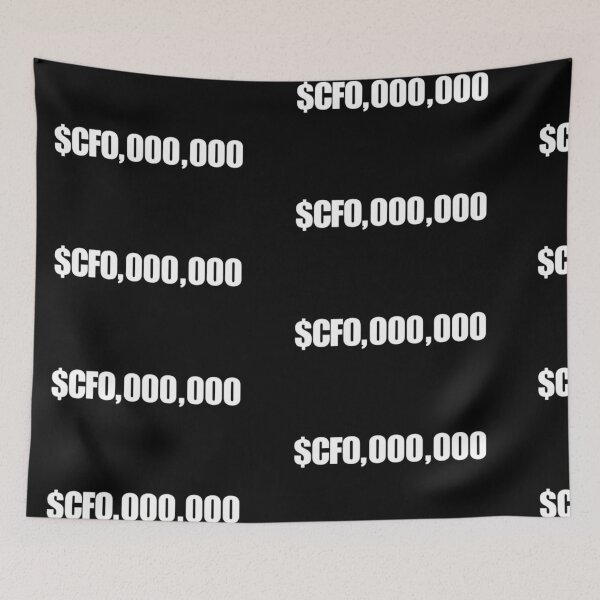 Item preview, CFO,000,000 Finance Girlie (Black & White) designed and sold by Sayantani Roy.