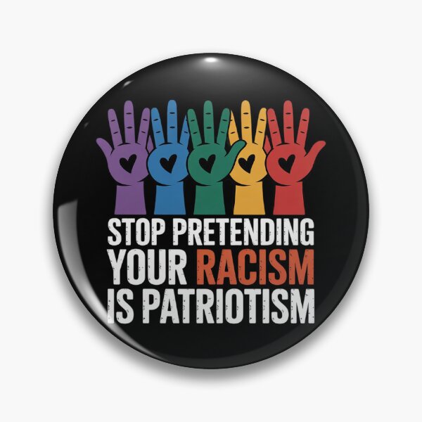 Item preview, Anti Trump Stop Pretending Your Racism Is Patriotism  designed and sold by RuthGAArt.