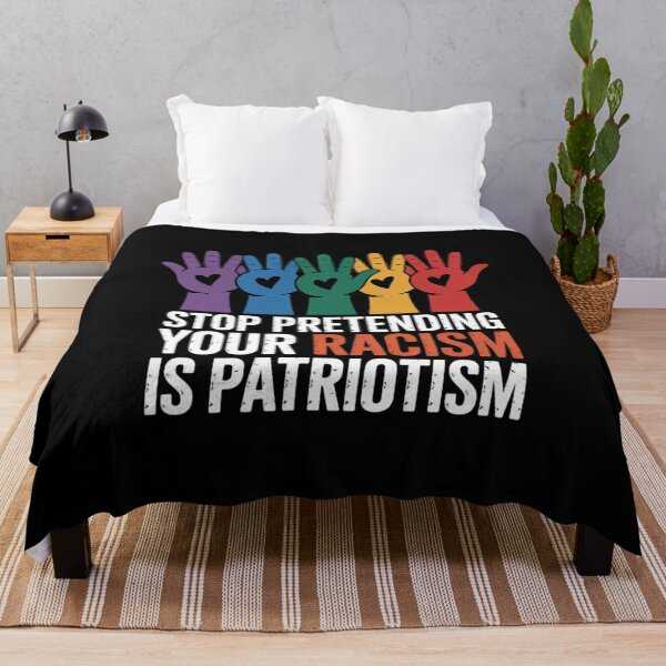 Item preview, Anti Trump Stop Pretending Your Racism Is Patriotism  designed and sold by RuthGAArt.