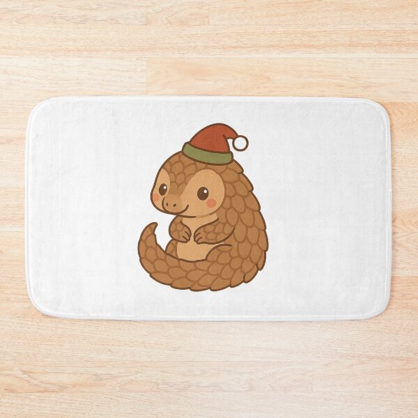 Item preview, Kawaii Festive Pangolin Elf – Cute Holiday Animal Illustration designed and sold by ThaiArtShop.