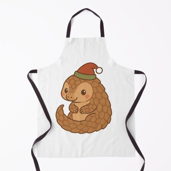 Item preview, Kawaii Festive Pangolin Elf – Cute Holiday Animal Illustration designed and sold by ThaiArtShop.
