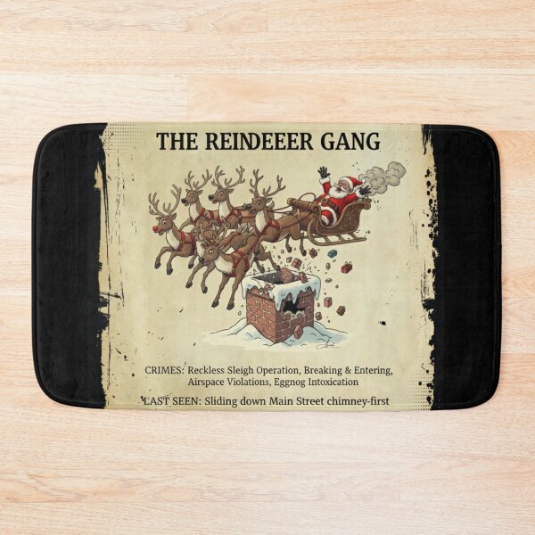 Item preview, WANTED: the reindeer gang designed and sold by AlphaPrint2410.