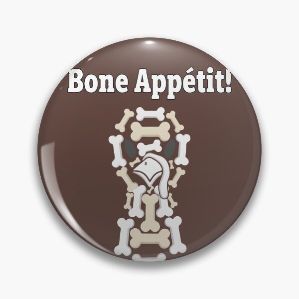 Item preview, Bone Appétit Funny Turkey | Thanksgiving Pun designed and sold by SillyPawsStudio.